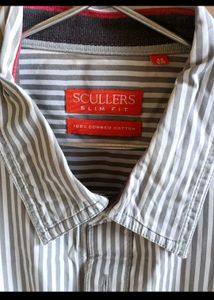 Scullers Striped Button-Down Shirt