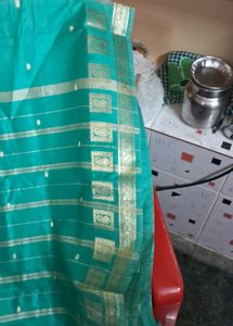 Sea Green Color Mysore Silk New Saree
