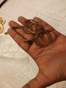 Get 9 Pair OF Earring Ang Gets One Bracelet Free