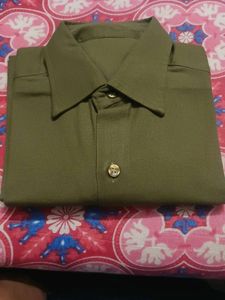 Olive Green Formal Shirt