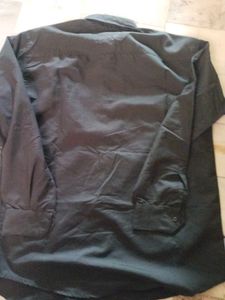 Black Button-Down Shirt