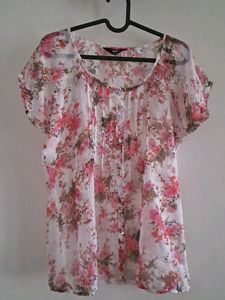 Max Sheer Floral Top
