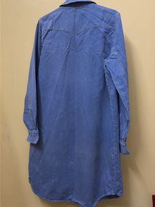 Denim Shirt Dress - Casual Style