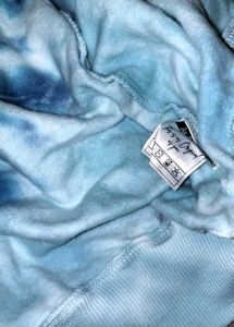 Blue Tie-Dye Sweatshirt