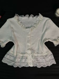 Coquette Lace White Top