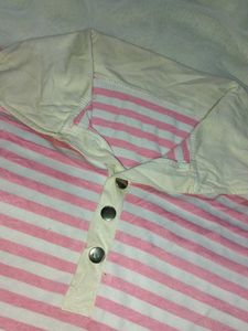 Striped Pink Top