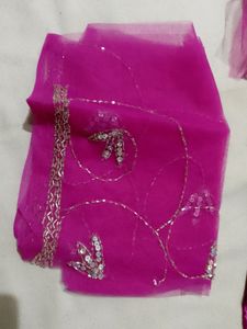 Unstitched Lahenga Choli And Dupatta Fabric