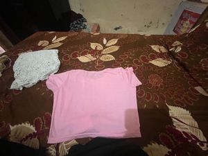 Cute Pink Butterfly Top