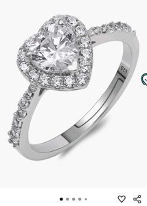 Heart Halo Ring