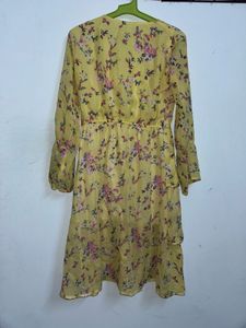 Floral Yellow Dress
