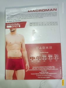 No Use New  Macroman underwear