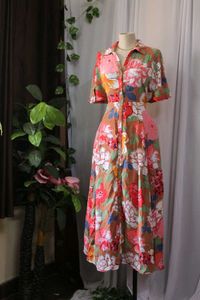Floral Shirt Dress
