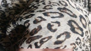 Leopard Print Cowl Neck Top /Midi