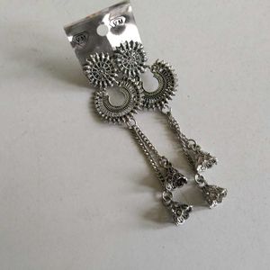 Oxidised Jhumkas