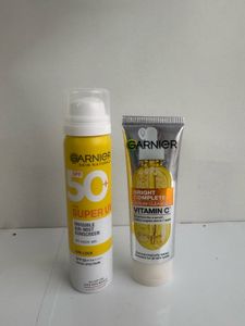 Garnier Suncreen Spray , Face Wash