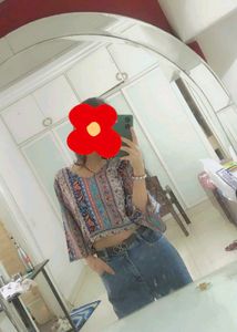 Boho Print Top