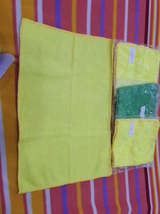 4 Hand Towel 3 Yellow 1 Green