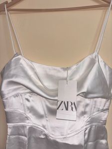 Zara White Corset Dress
