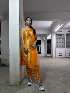 Trendy Kurta Pant And Dupatta (Worn Once)