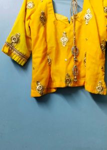 Yellow Lehenga Choli Set