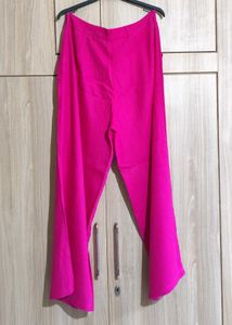 Marks &amp; Spencer Linen Trouser - Fuchsia