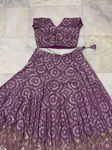 Embroidery Border Banarasi Lehenga