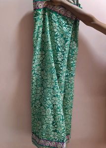 Fancy Green Sareeee💚