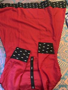 Women’s Red Anarkali Kurta