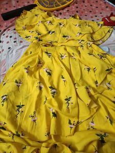 Floral Yellow Dress
