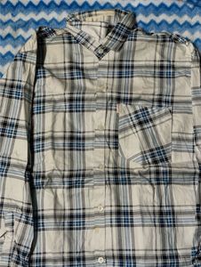 Plain Cotton checked Shirt