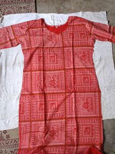 New Cotton Kurti Very nice Les Border Hand printin