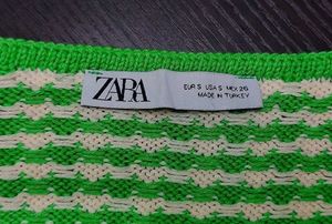 Zara Green Strips