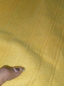 Yellow High Neck Sweatshirt