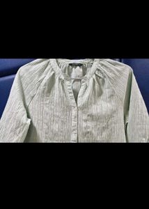 Sage Green Button-Up Top✨️