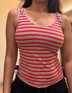 Striped Basic Tank Top