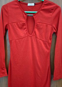 Red Bodycon Mini Dress
