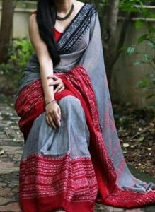 Begumperi Khadi Saree