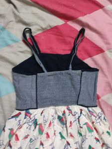 Beautiful frock with adjustable strap