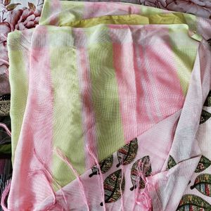 Lovely Lime Yellow Color Saree With BeautifulPallu