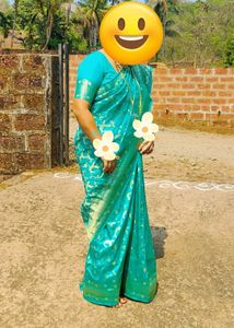 Beautiful Sea Green Soft Saree