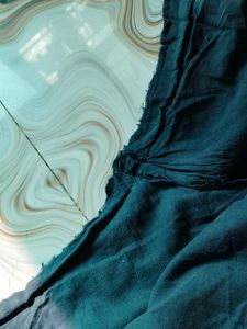 Black And Golden  Net Kurta