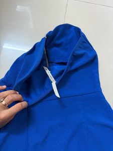 Royal Blue Strapless Mini Dress