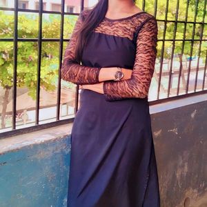 Elegant Black Lace Top