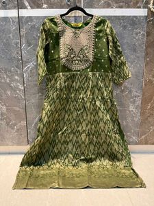 Olive Kurta Set