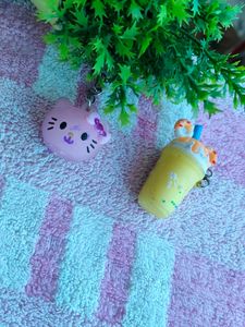 Cute Drink Keychain