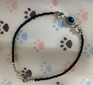 Evil eye bead in the center Anklet