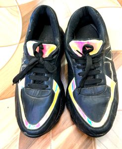 Black Colour 🖤 Party Wear Sneakers 👞 For Women