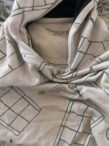 Printed T-Shirt with Hoodie