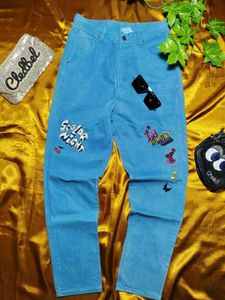 Embroidered Jeans