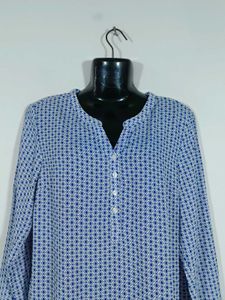 Off White Printed Top For Women&#39;s